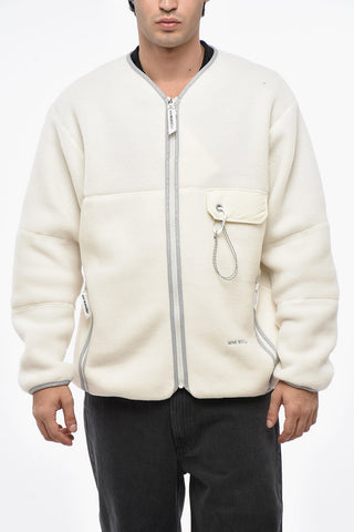 Fleeced Jacket with Breast Pocket and Karabiner