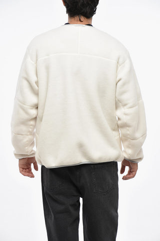 Fleeced Jacket with Breast Pocket and Karabiner