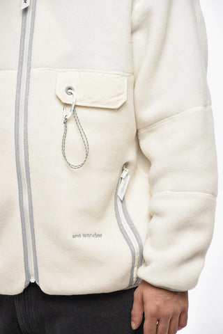 Fleeced Jacket with Breast Pocket and Karabiner