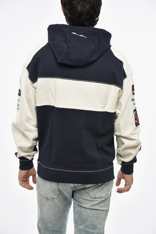 Brushed Cotton Hoodie with Embroidered Logo