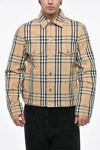 Iconic Motif Cotton Overshirt