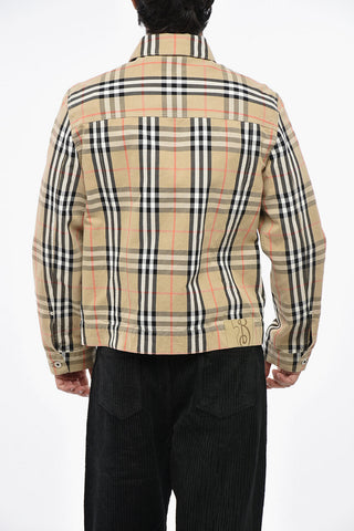 Iconic Motif Cotton Overshirt