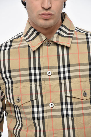 Iconic Motif Cotton Overshirt