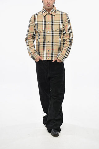 Iconic Motif Cotton Overshirt