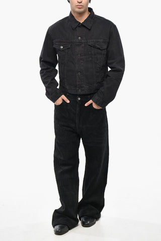 Giubbotto UNISEX in Denim con Logo Stampato