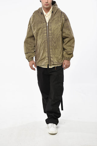 Cotton Gabardine Jacket with Removable Velcro Inserts