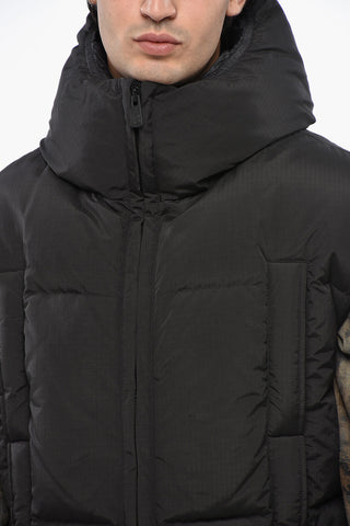 Nylon Jacquard Sleeveless Down Jacket ANDREW