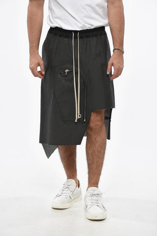PORTERVILLE Multi-Pocket DRACCA Skirt with Asymmetrical Cut