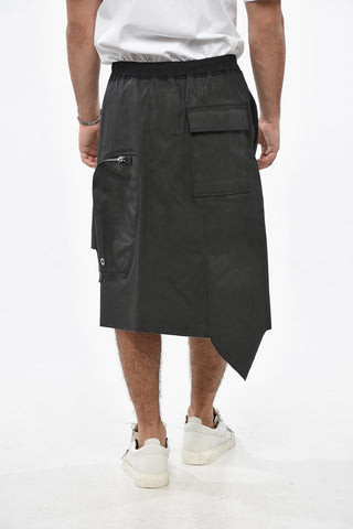 PORTERVILLE Multi-Pocket DRACCA Skirt with Asymmetrical Cut