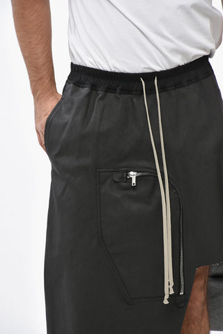 PORTERVILLE Multi-Pocket DRACCA Skirt with Asymmetrical Cut