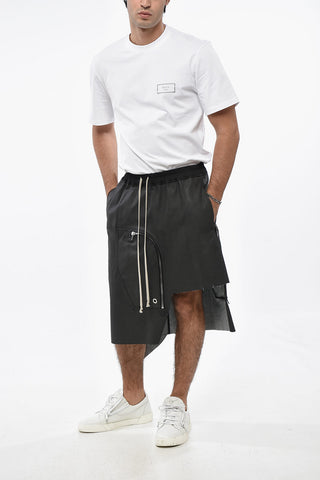 PORTERVILLE Multi-Pocket DRACCA Skirt with Asymmetrical Cut