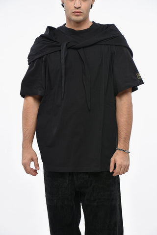Oversize-Fit T-Shirt LES FAUVES mit Kapuze