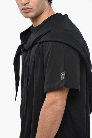 Oversize-Fit T-Shirt LES FAUVES mit Kapuze