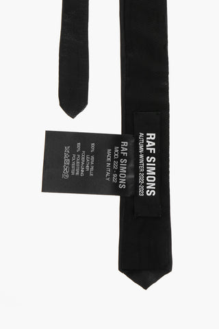 Solid Color Leather Tie