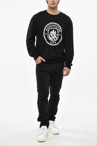 FOR MANCHESTER CITY LIMITED EDITION Rundhalspullover aus Wolle