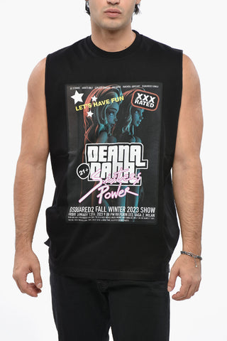 Cotton Printed Tank Top