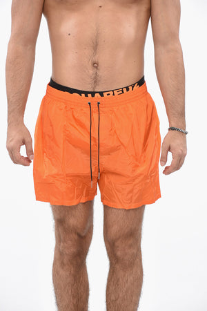 Costume da Bagno Boxer con Doppio Elastico in Vita