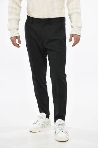 Pantaloni in Lana vergine con 4 Tasche