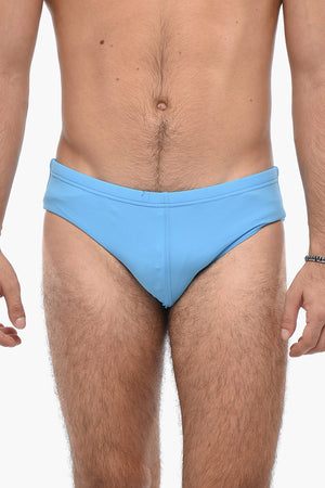 Slip-Badehose mit bedrucktem Logo