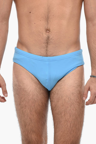 Costume da Bagno Slip con Logo Stampato