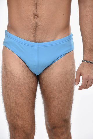 Swim Briefs with Printed Logo