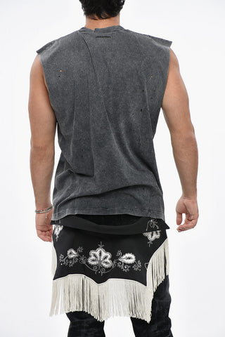 Tanktop Acid-Wash-Effekt Und Distressed