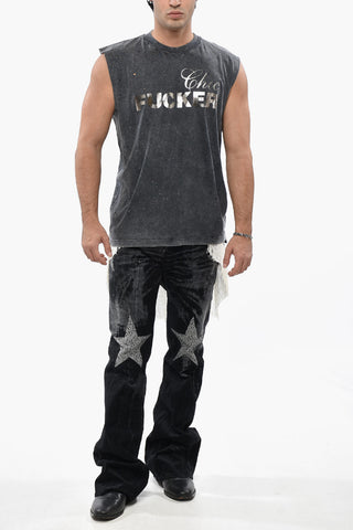 Tanktop Acid-Wash-Effekt Und Distressed