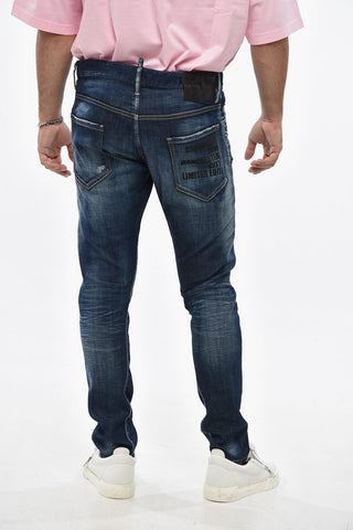 Jeans Stonewashed A Vita Regolare 16cm