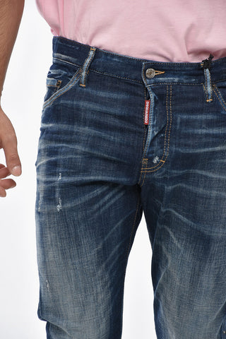 Jeans Stonewashed A Vita Regolare 16cm
