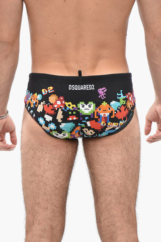 Badeslip PACMAN aus Stretch-Nylon