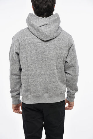 ICON Cotton Fleece Hoodie with Contrasting Monogram