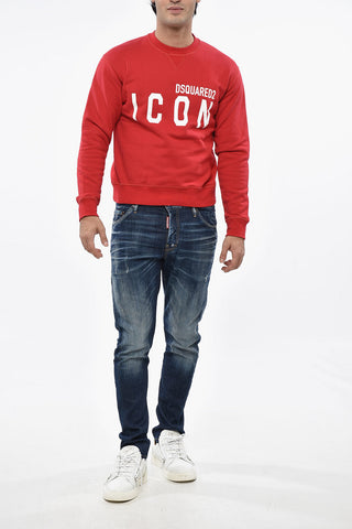 ICON Fleeced Cotton Crew-neck Sweatshirt