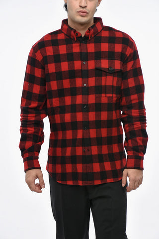 Overshirt Mit Buffalo-Karo Aus Wolle Und Nylon