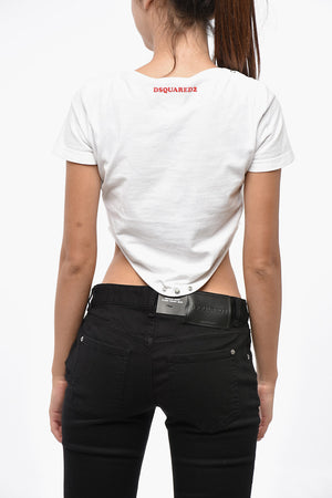 T-Shirt MINI FIT in Uni mit Kontrastdruck
