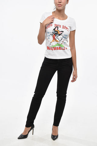 Printed SCOOP FIT Crew-neck T-Shirt