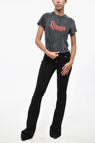 Crewneck T-Shirt MINI FIT Vintage Effect