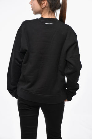 Cotton Fleece Crewneck Sweatshirt COOL FIT