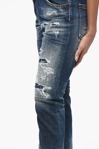 Cropped-Fit Jeans COOL GIRL Vintage-Effect 16cm