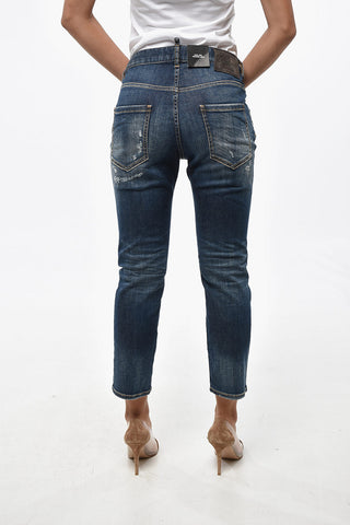 Cropped-Fit Jeans COOL GIRL Vintage-Effect 16cm