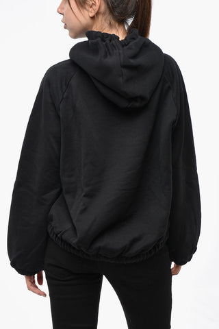 Felpa Hoodie ONION FIT in Tinta Unita con Bordo Elastico