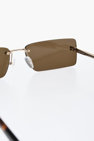Frameless RICCIONE Sunglasses with Mirrored Lenses