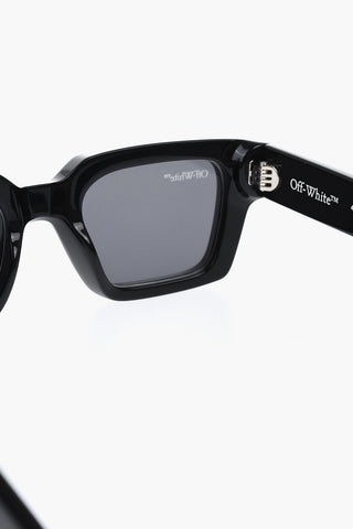 Solid Color VIRGIL Sunglasses with Contrasting Arrow Detail
