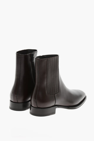 Chelsea-Stiefeletten Aus Leder D2 CLASSIC Mit Innenreißverschluss