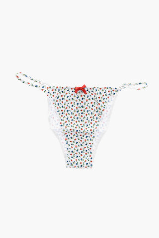 Stretch Cotton Floral-Print Panties
