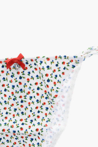 Stretch Cotton Floral-Print Panties