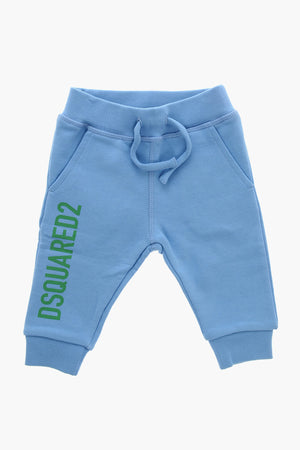 Jogginghose aus gebürsteter Baumwolle mit Logodruck