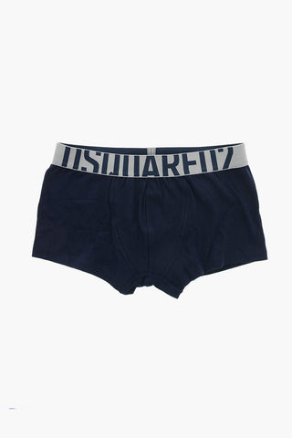 Cotton Stretch Boxer with Logo Elastic Waistband