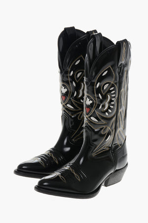 Cowboy-Stiefel aus gebürstetem Leder COWBOY