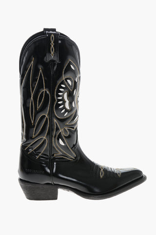 Cowboy-Stiefel aus gebürstetem Leder COWBOY