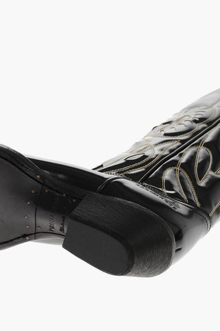 Cowboy-Stiefel aus gebürstetem Leder COWBOY